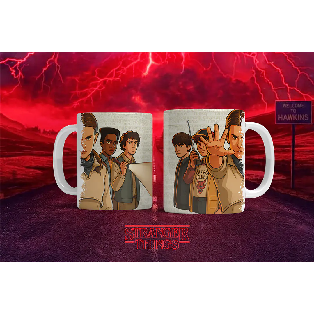 12 Artes para Caneca Stranger Things Arquivo em Png  10
