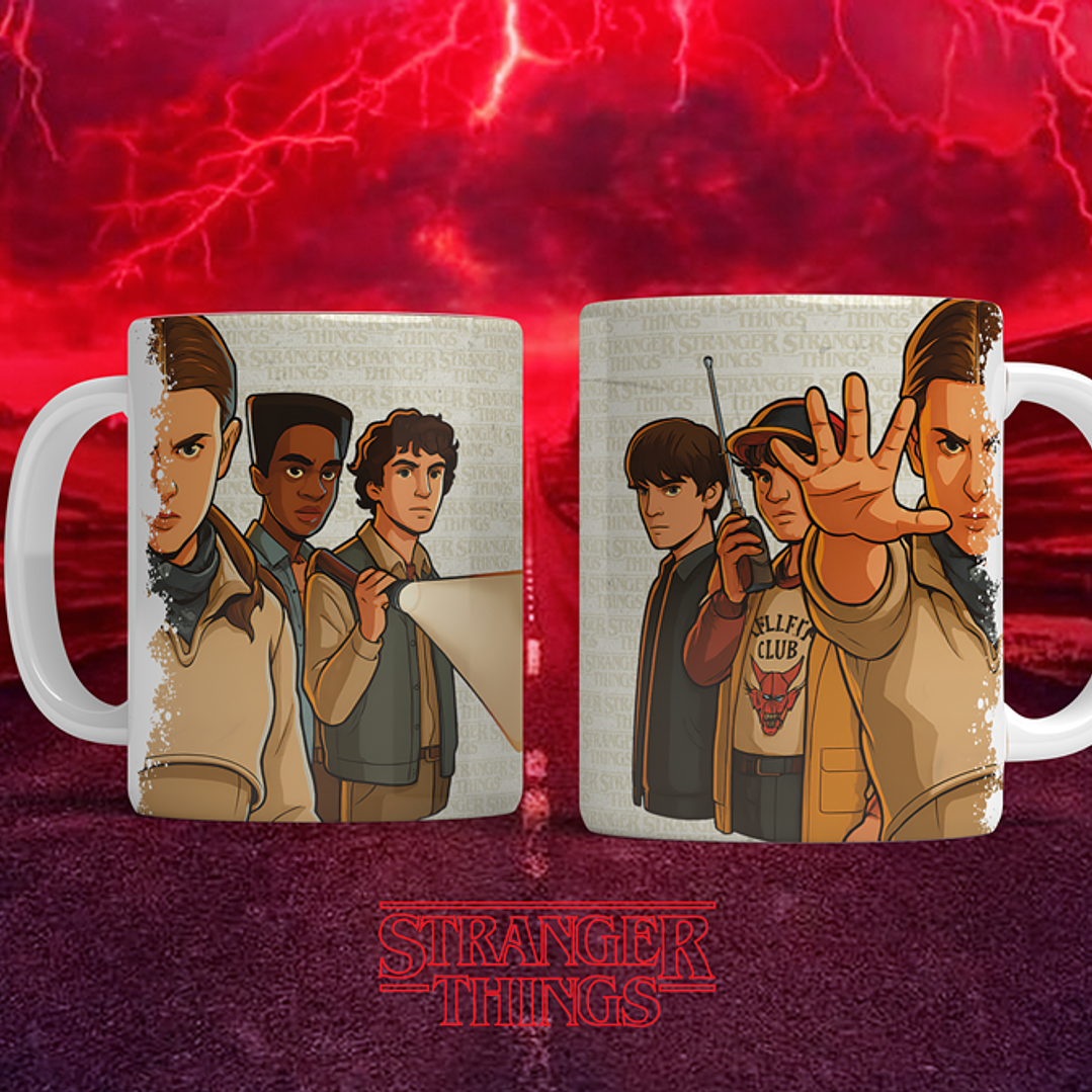 12 Artes para Caneca Stranger Things Arquivo em Png  10