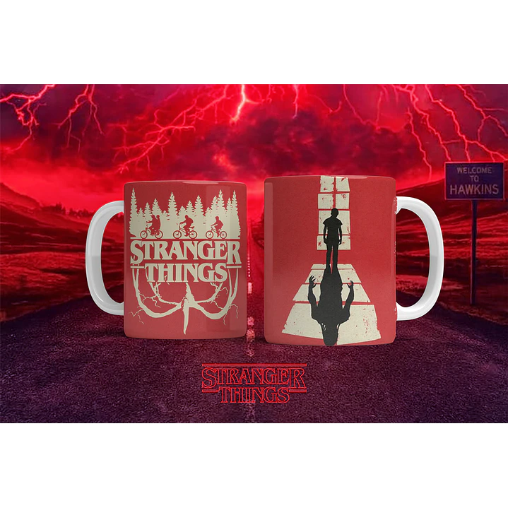 12 Artes para Caneca Stranger Things Arquivo em Png  11