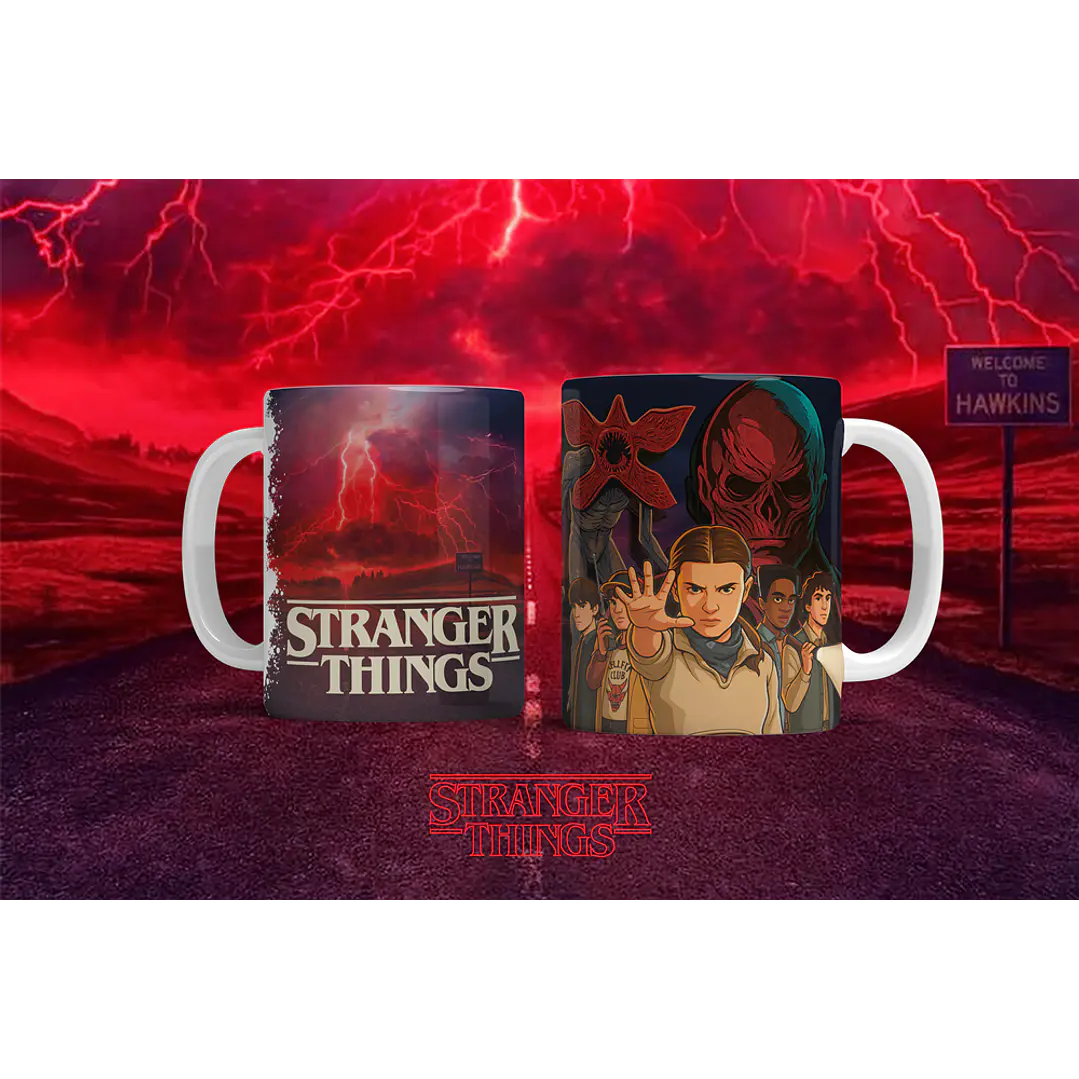 12 Artes para Caneca Stranger Things Arquivo em Png  12