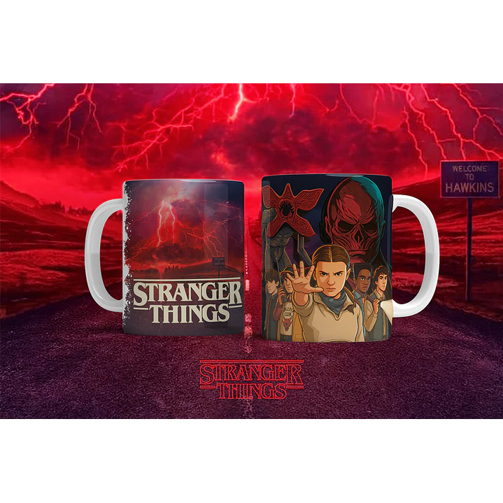 12 Artes para Caneca Stranger Things Arquivo em Png  12