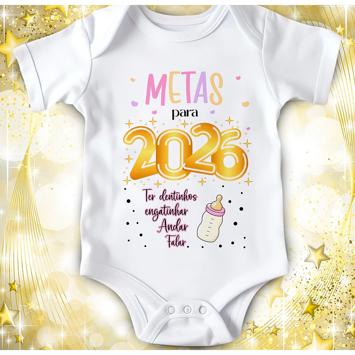 14 Artes para Camisa ou Body Ano Novo 2026 Arquivo Editável  2