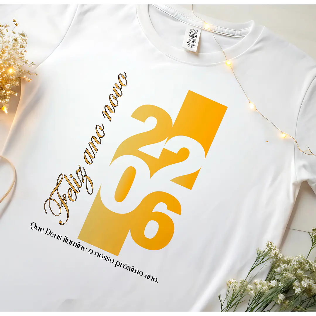 14 Artes para Camisa ou Body Ano Novo 2026 Arquivo Editável  4