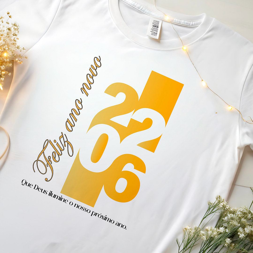 14 Artes para Camisa ou Body Ano Novo 2026 Arquivo Editável  4