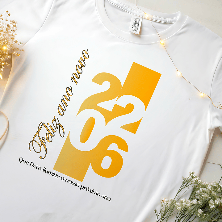 14 Artes para Camisa ou Body Ano Novo 2026 Arquivo Editável  4