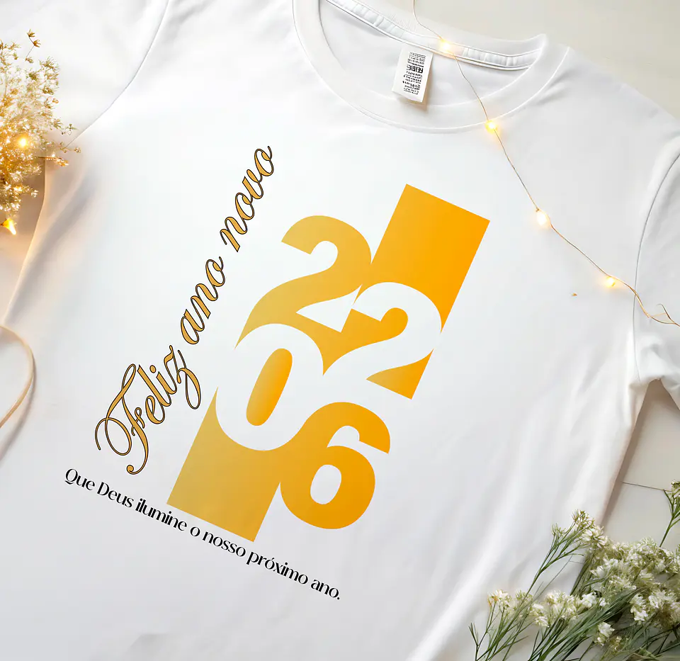 14 Artes para Camisa ou Body Ano Novo 2026 Arquivo Editável  4