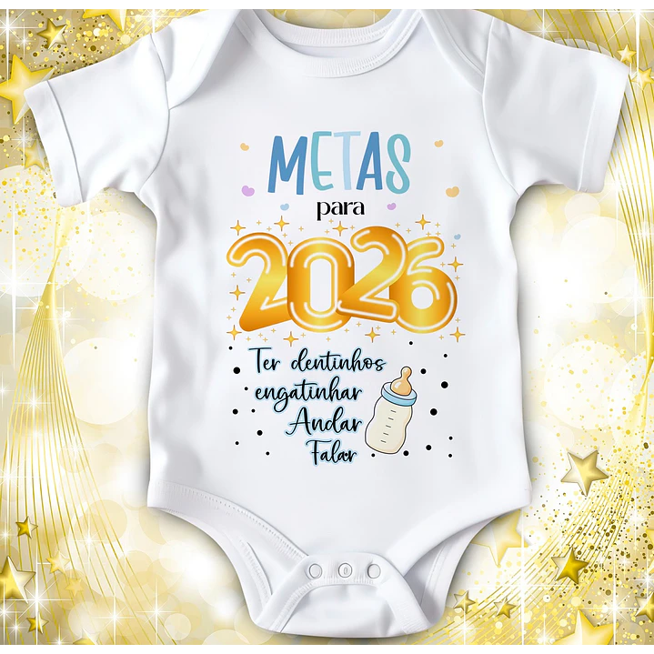14 Artes para Camisa ou Body Ano Novo 2026 Arquivo Editável  8