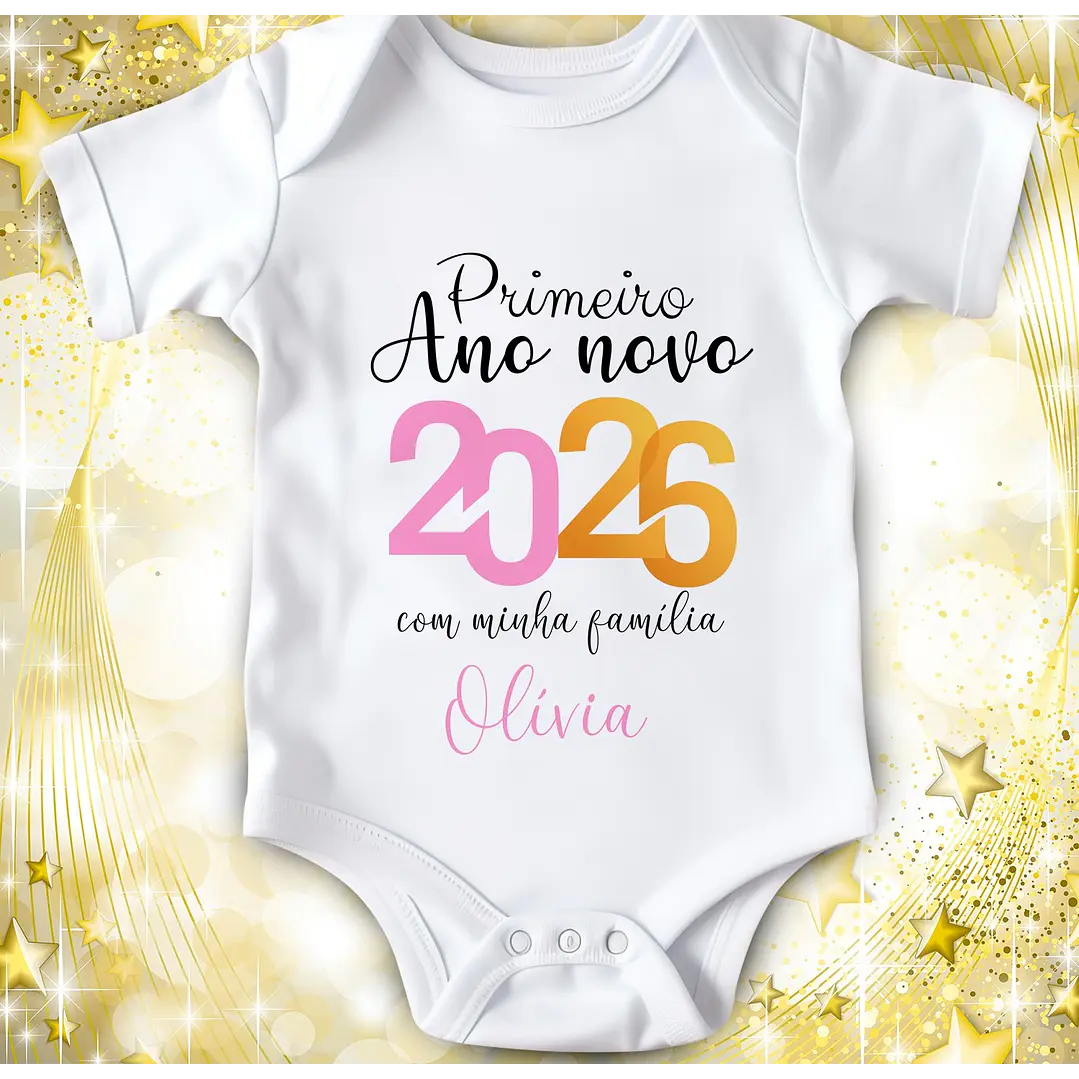 14 Artes para Camisa ou Body Ano Novo 2026 Arquivo Editável  9