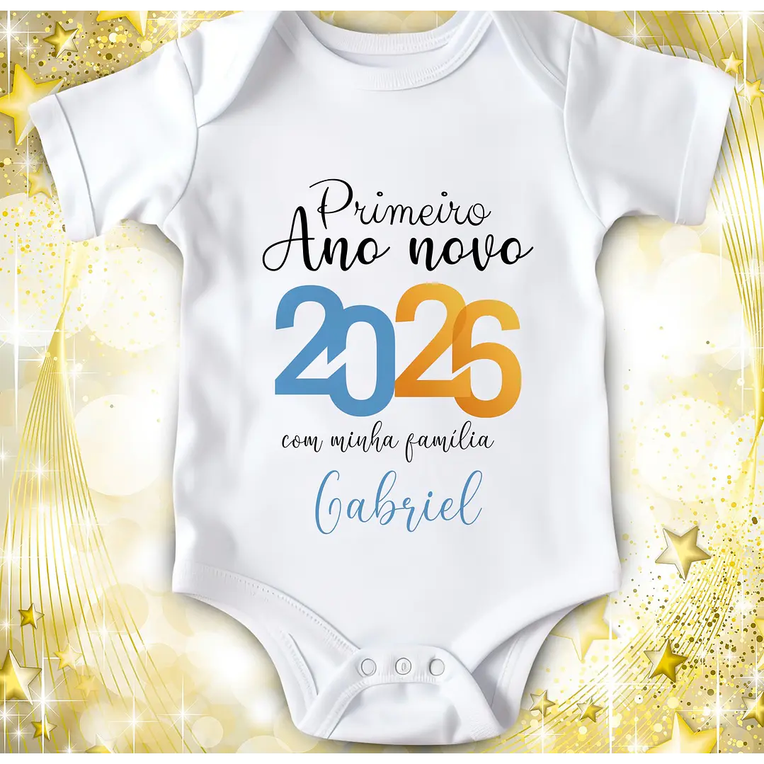 14 Artes para Camisa ou Body Ano Novo 2026 Arquivo Editável  13