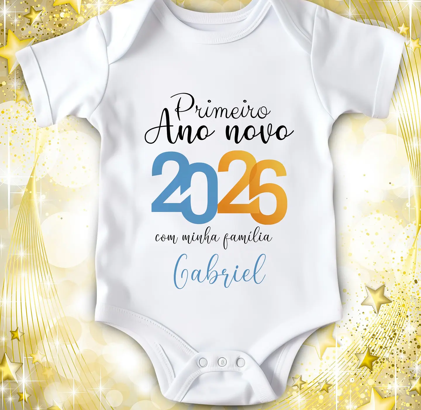 14 Artes para Camisa ou Body Ano Novo 2026 Arquivo Editável  13
