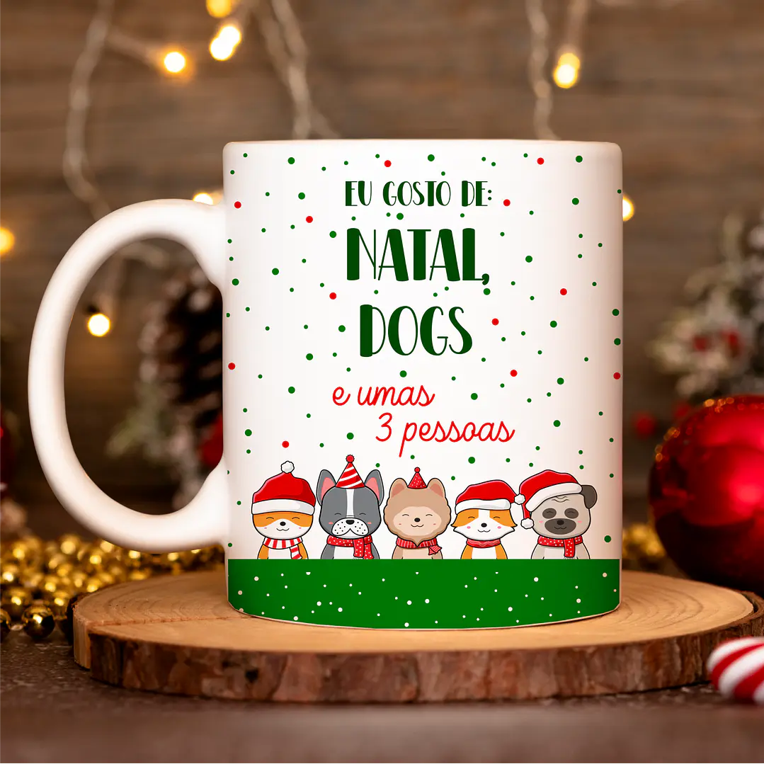 20 Artes para Caneca Natal Gatinhos em Linhas Arquivo em Png 1