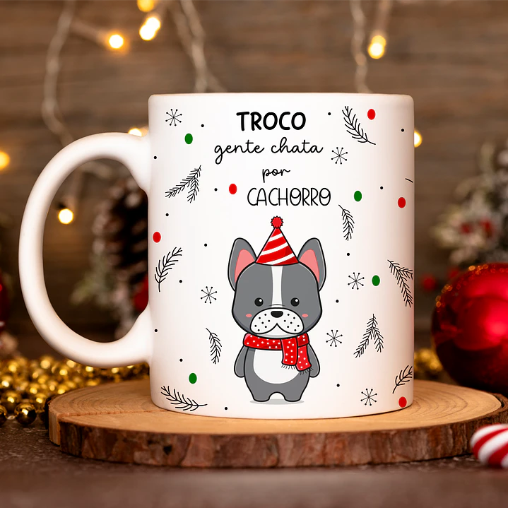 20 Artes para Caneca Natal Gatinhos em Linhas Arquivo em Png 2