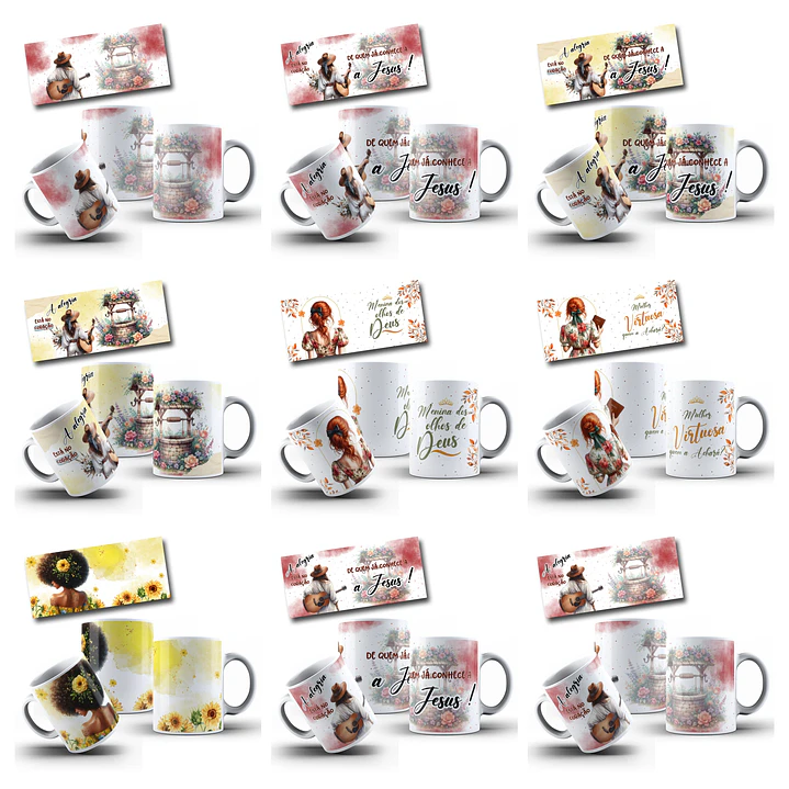 33 Artes para Caneca Deus Amor infinito Arquivo em Png 1