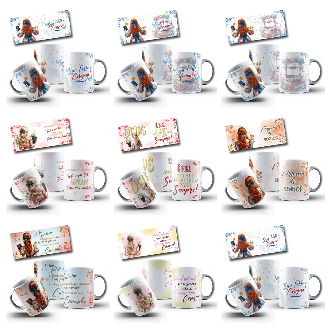 33 Artes para Caneca Deus Amor infinito Arquivo em Png 2