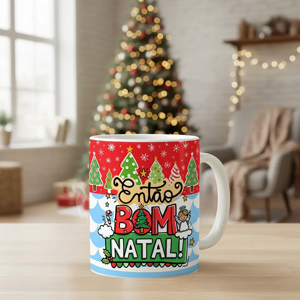 58 Artes para Caneca Natal Papai Noel Arquivo em Jpg 1