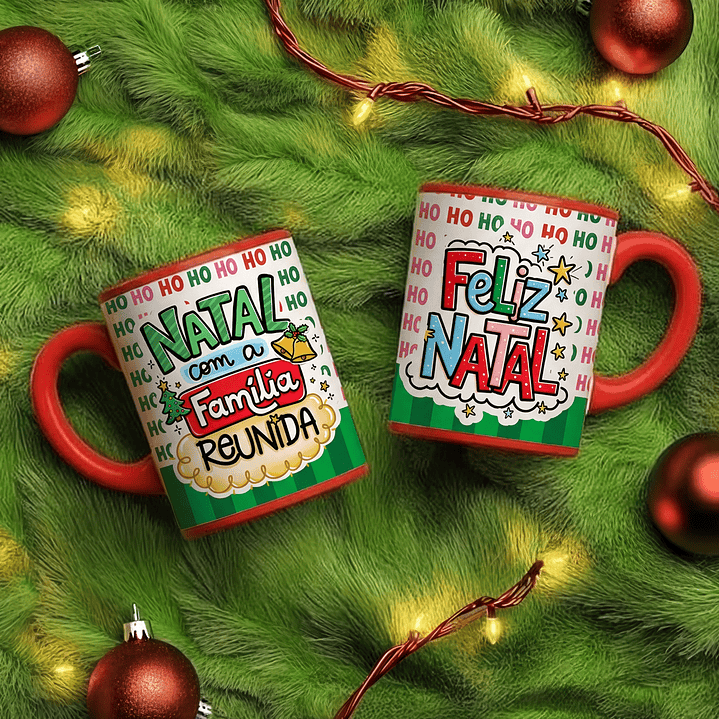 58 Artes para Caneca Natal Papai Noel Arquivo em Jpg 2