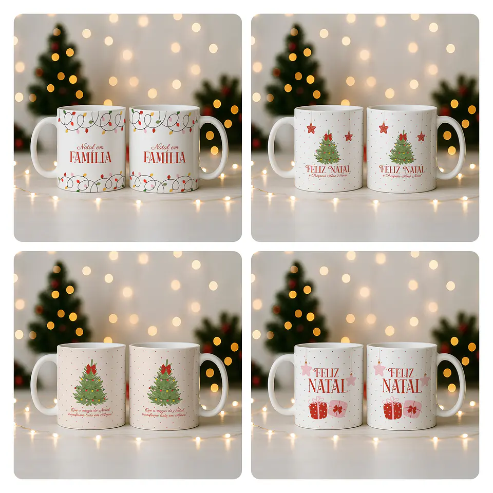 58 Artes para Caneca Natal Papai Noel Arquivo em Jpg 3