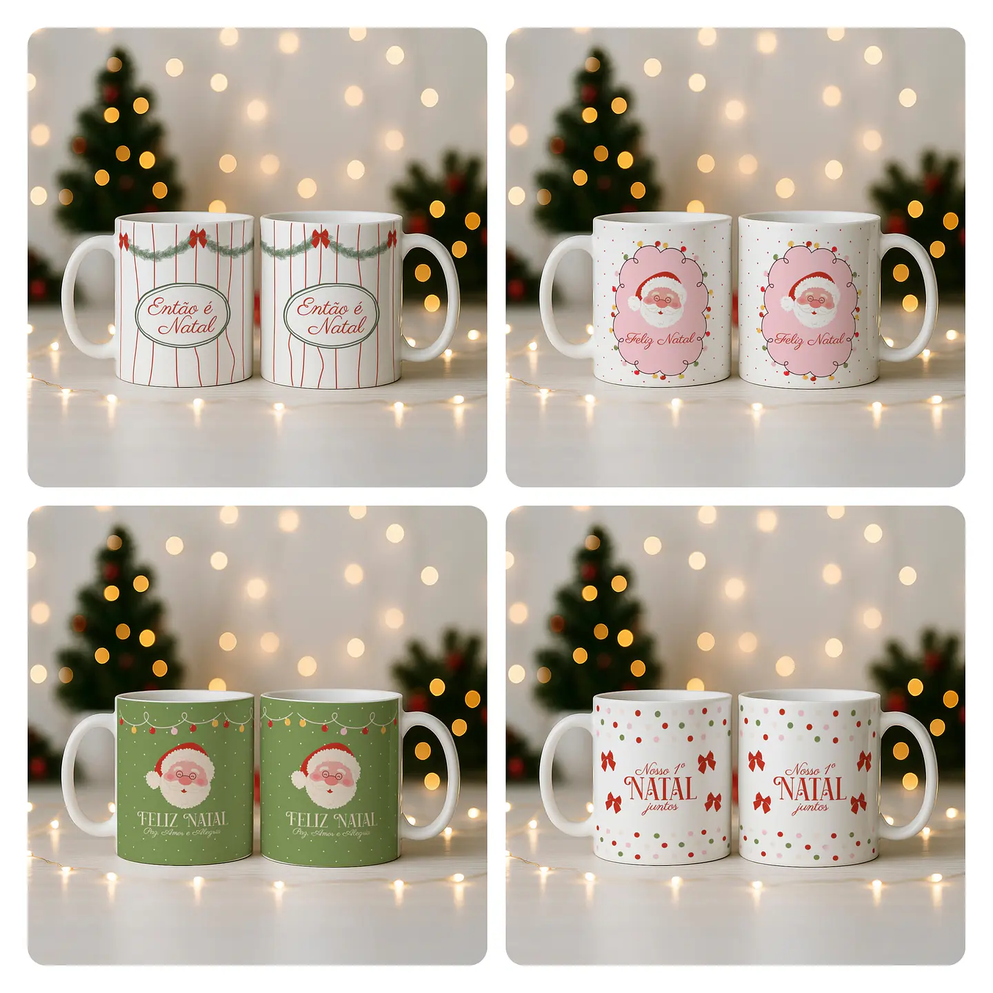 58 Artes para Caneca Natal Papai Noel Arquivo em Jpg 8