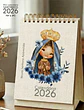 Arquivo Calendário de Mesa Santinhos 2026 Arquivo em Pdf  - Thumbnail 3