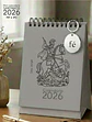 Arquivo Calendário de Mesa Santinhos 2026 Arquivo em Pdf  - Thumbnail 9