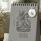 Arquivo Calendário de Mesa Santinhos 2026 Arquivo em Pdf  - thumbnail 9