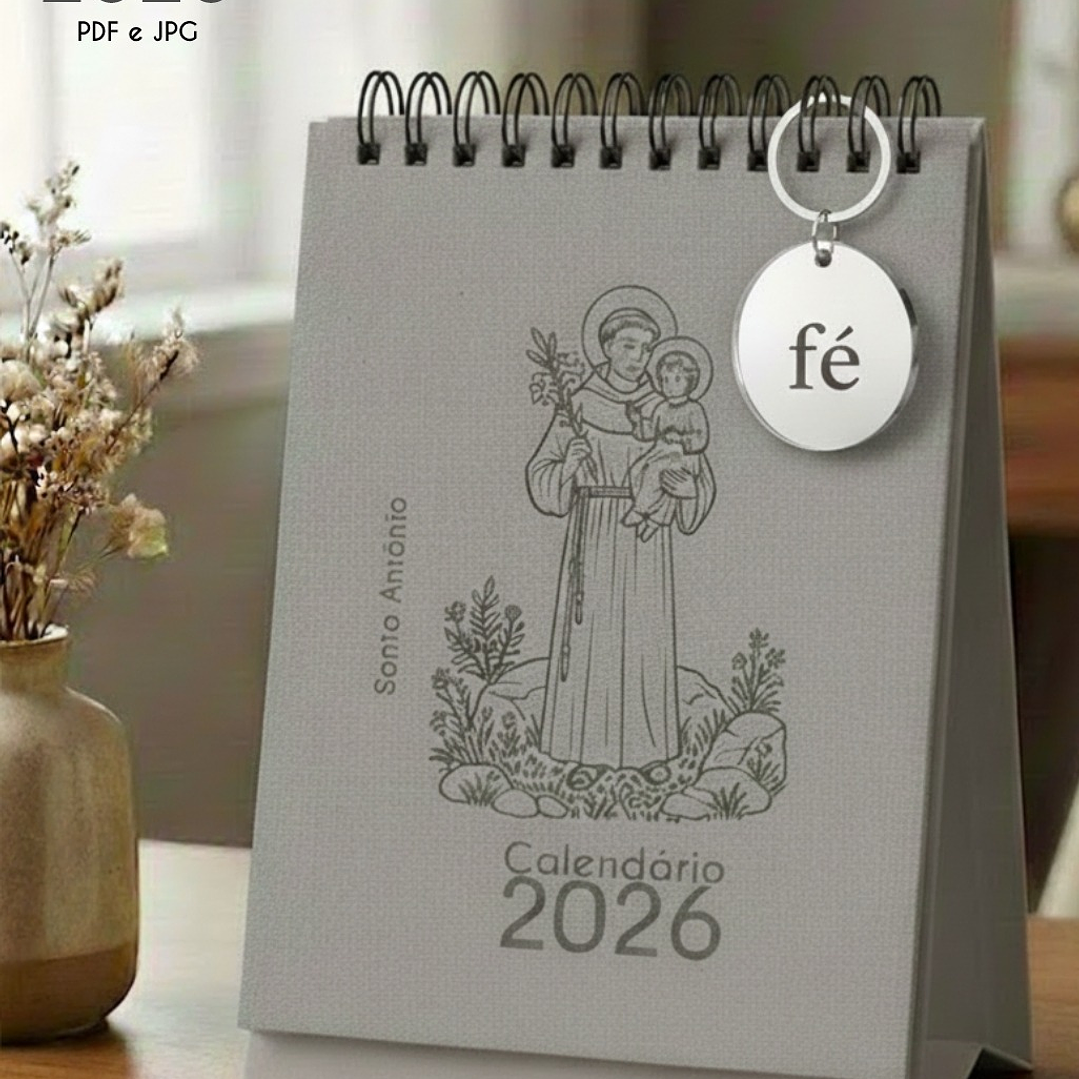 Arquivo Calendário de Mesa Santinhos 2026 Arquivo em Pdf  10