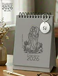 Arquivo Calendário de Mesa Santinhos 2026 Arquivo em Pdf  - Thumbnail 14