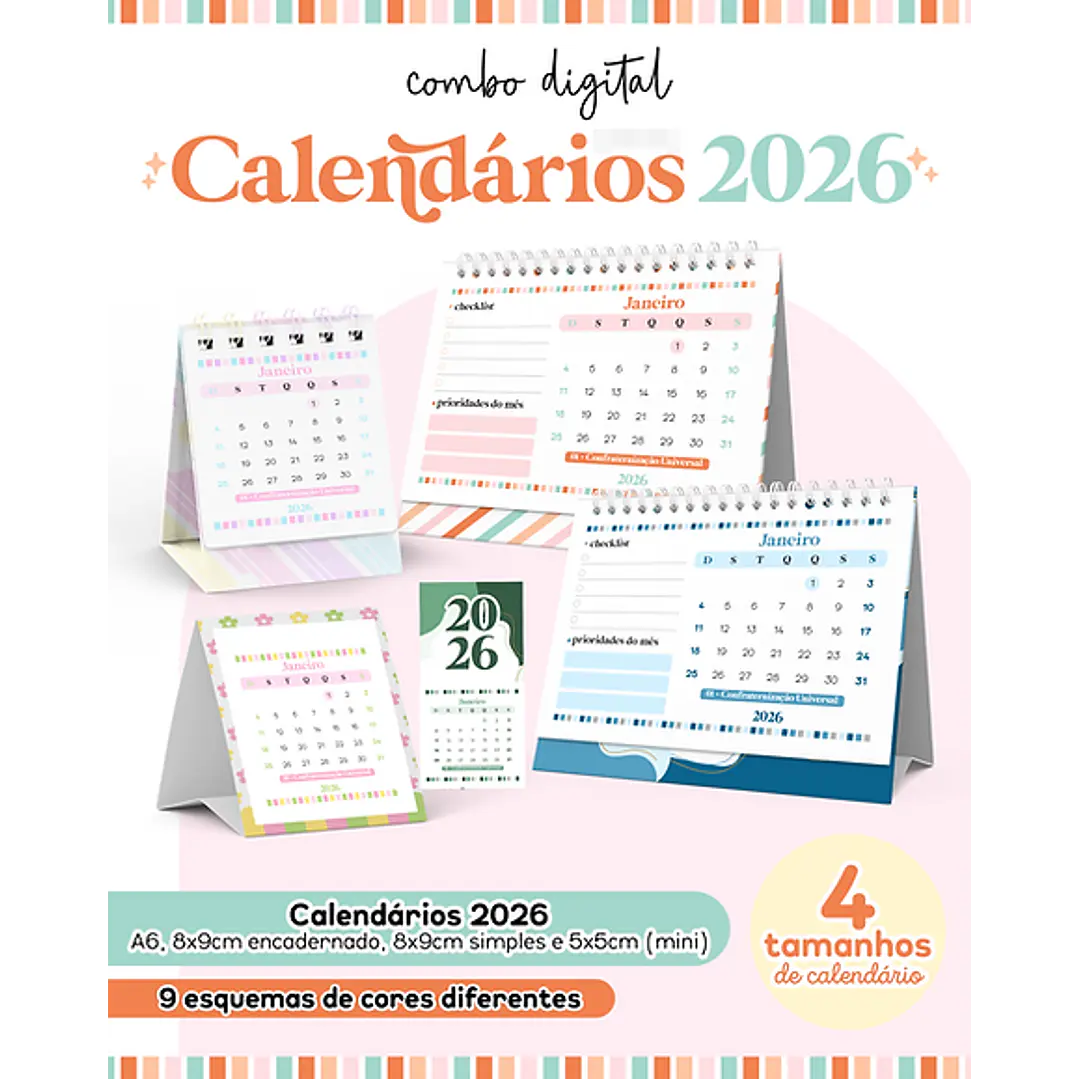 Arquivos para Calendários 2026 Arquivo em Pdf  1