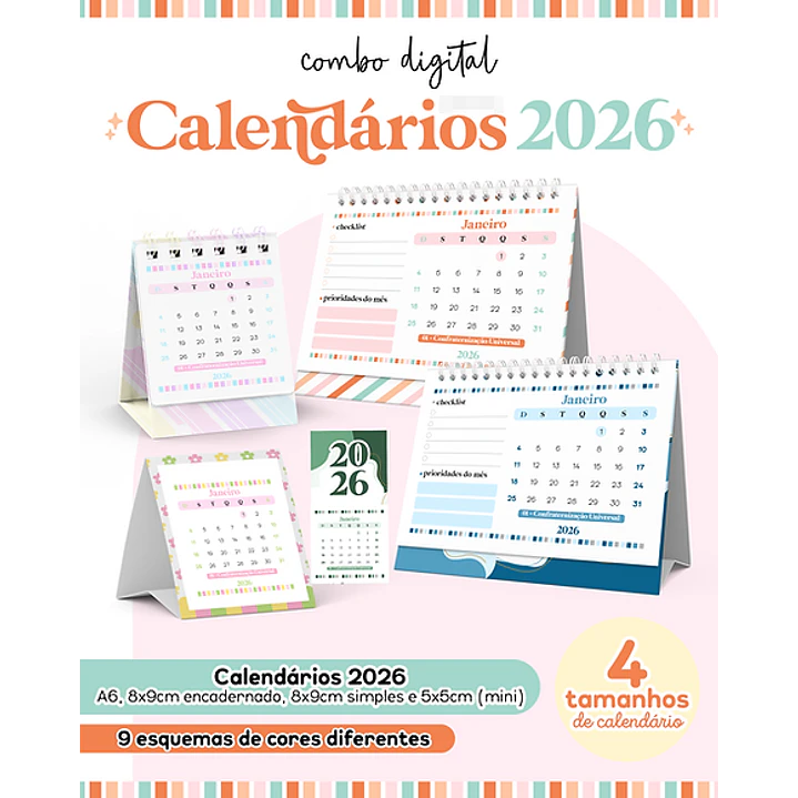 Arquivos para Calendários 2026 Arquivo em Pdf  1