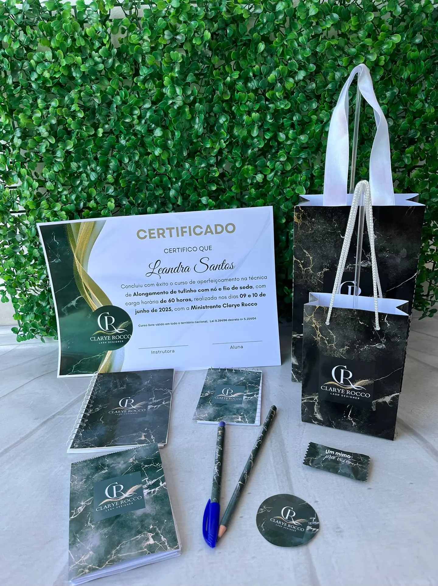 Arquivos para Kit Curso, Certificado, Caneta Arquivo Editável  1