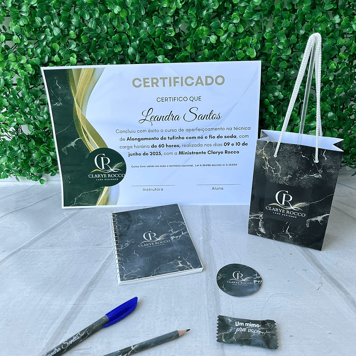 Arquivos para Kit Curso, Certificado, Caneta Arquivo Editável  2