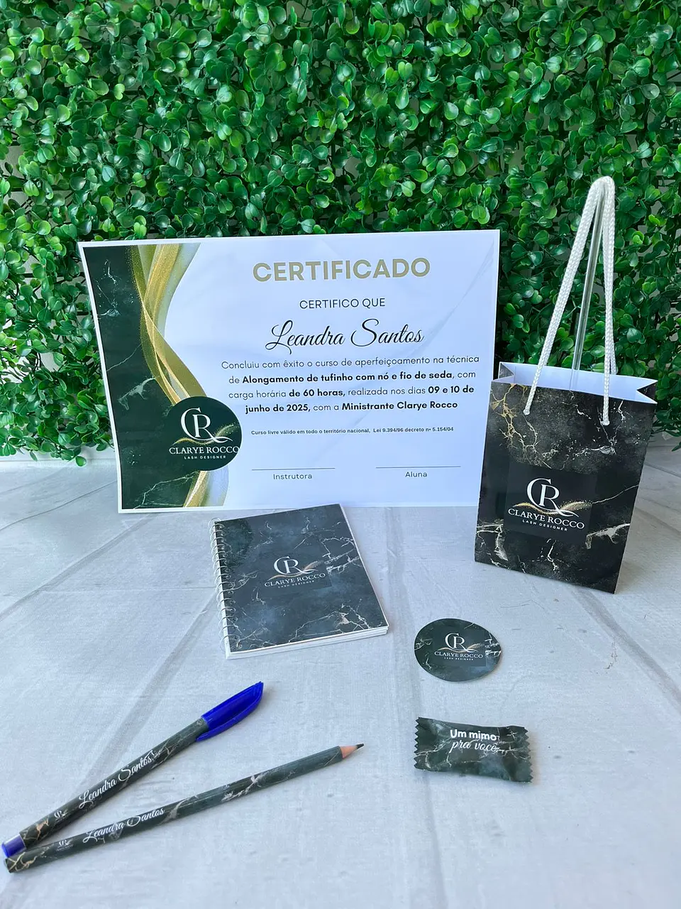 Arquivos para Kit Curso, Certificado, Caneta Arquivo Editável  2