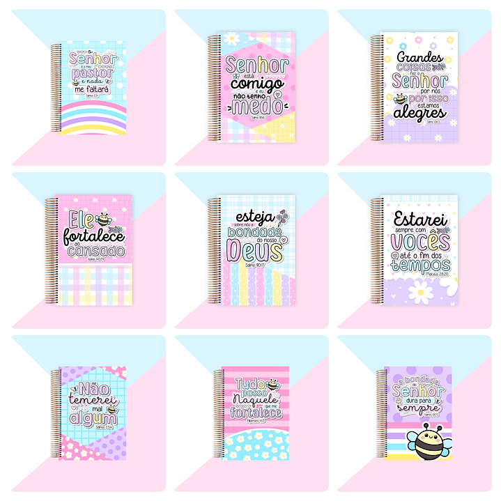 Kit Digital Versículos Fofinhos 6 - Encadernação 2026  2