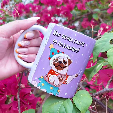 Arte Caneca Não desnatalize os natalinos! Arquivo em Jpg 