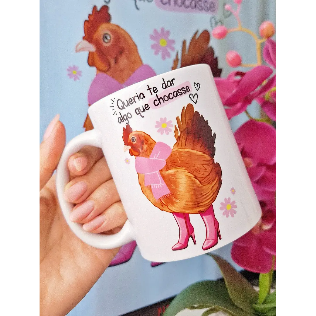 Arte Caneca Queria te dar algo que chocasse em Jpg 1