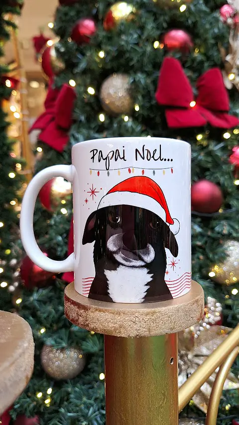 Arte Caneca Querido Papai Noel, terapia não é suficiente, precisava de dinheiro em Jpg