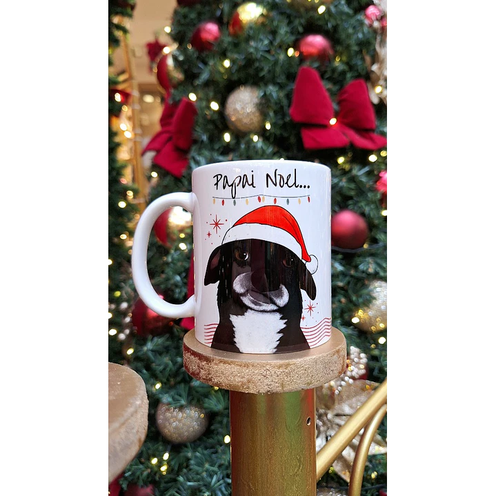 Arte Caneca Querido Papai Noel, terapia não é suficiente, precisava de dinheiro em Jpg 1