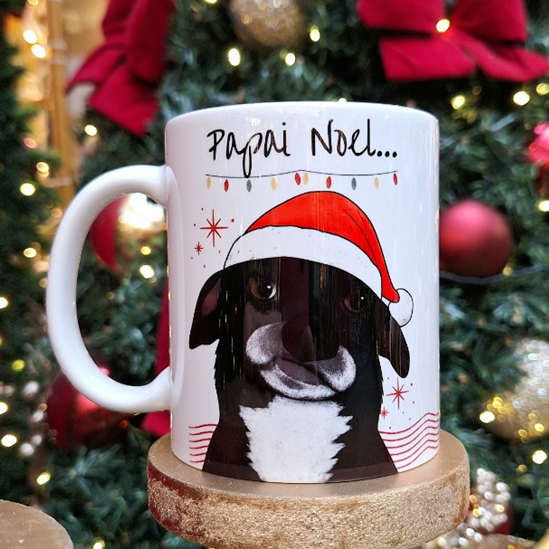 Arte Caneca Querido Papai Noel, terapia não é suficiente, precisava de dinheiro em Jpg 1