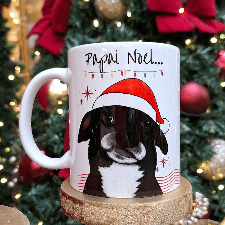 Arte Caneca Querido Papai Noel, terapia não é suficiente, precisava de dinheiro em Jpg 1