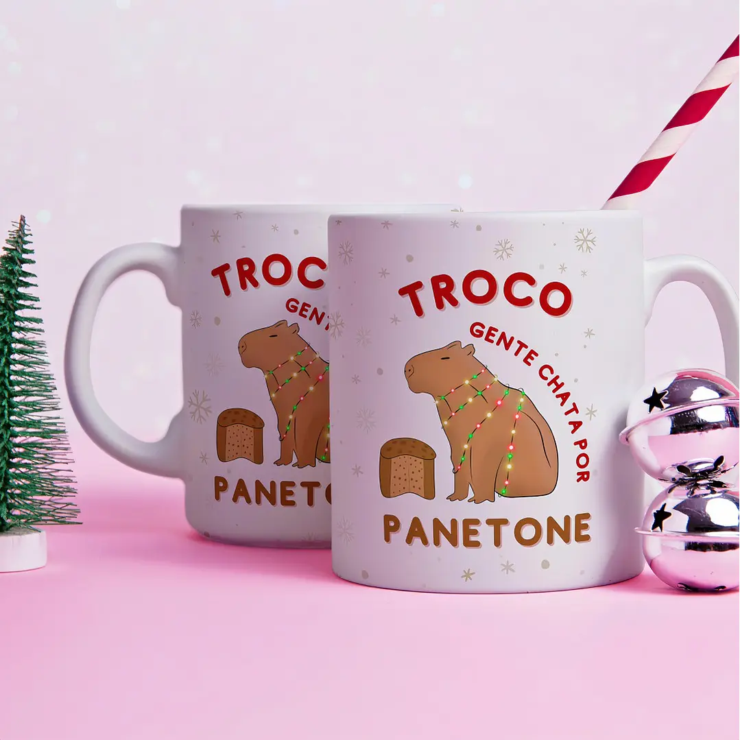 Arte Caneca Troco gente chata por Panetone em Jpg 1