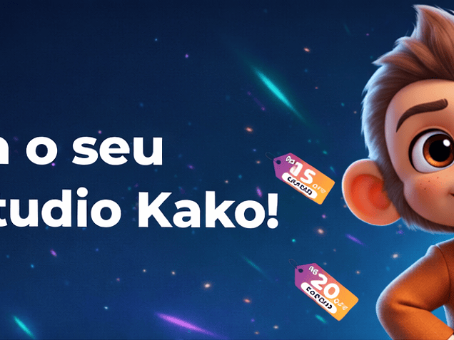 Garanta o seu Cupom* Studio Kako