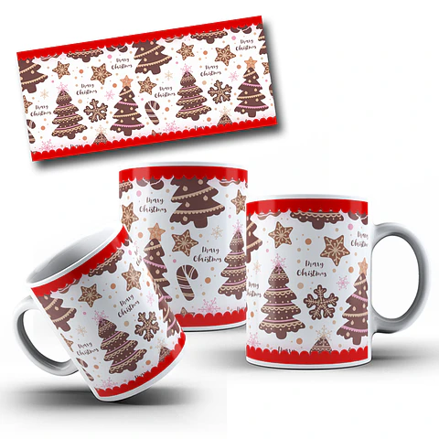 13 Artes para Caneca Mimo de Natal Papai Noel Arquivo em Png 
