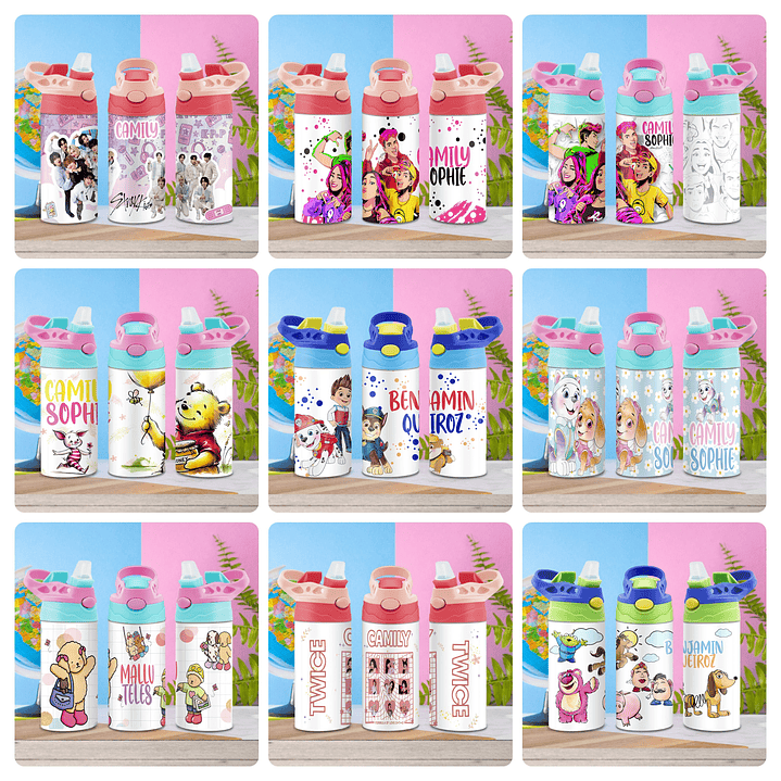 84 Artes para Squeeze Personagens Volume 1 e 2 Arquivo Editável 3