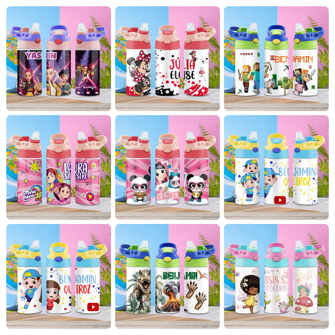 84 Artes para Squeeze Personagens Volume 1 e 2 Arquivo Editável 4