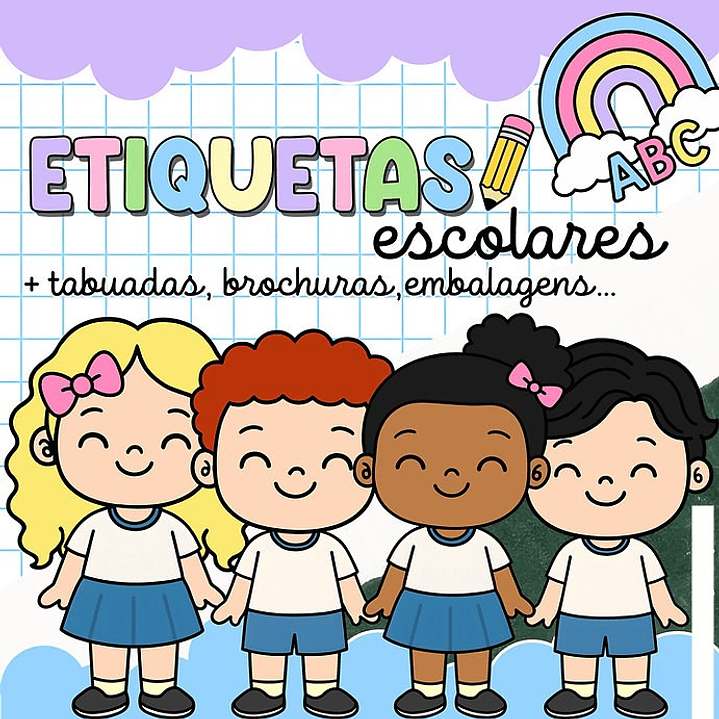 Arquivo Volta as aulas Completo Etiquetas e Tabuada e muito mais Arquivo em Png 1