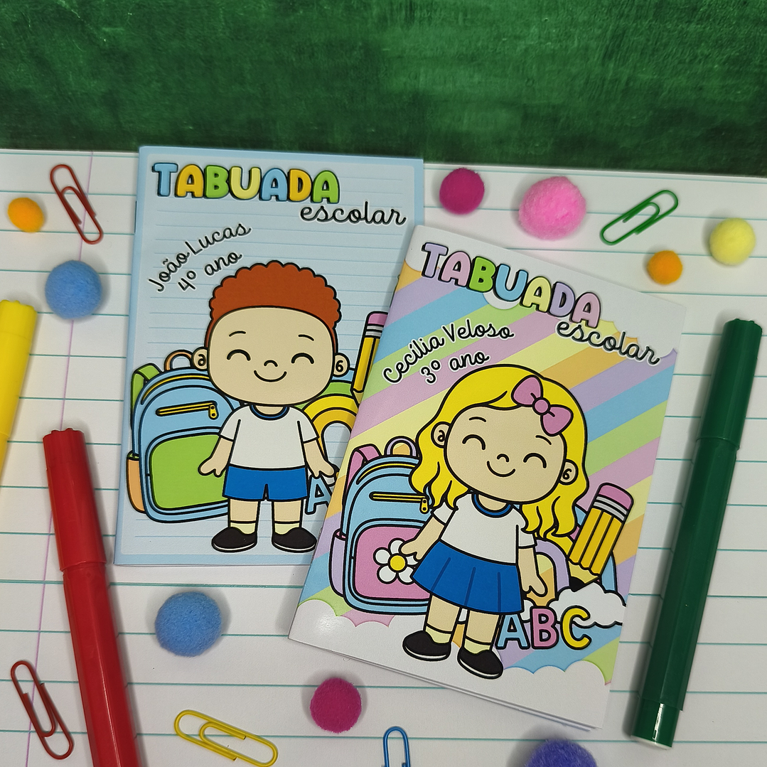 Arquivo Volta as aulas Completo Etiquetas e Tabuada e muito mais Arquivo em Png 4