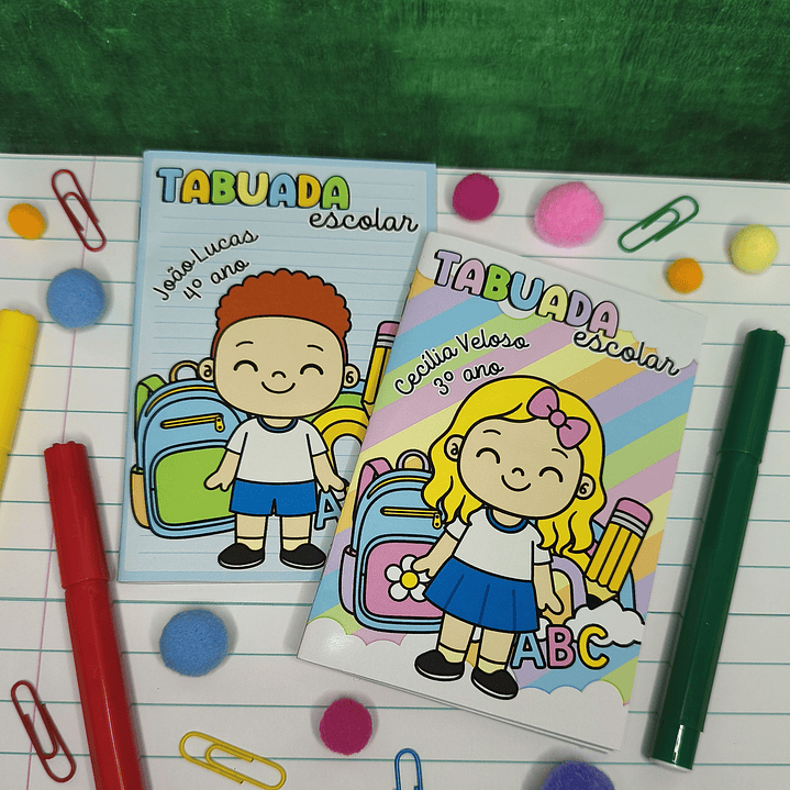 Arquivo Volta as aulas Completo Etiquetas e Tabuada e muito mais Arquivo em Png 4