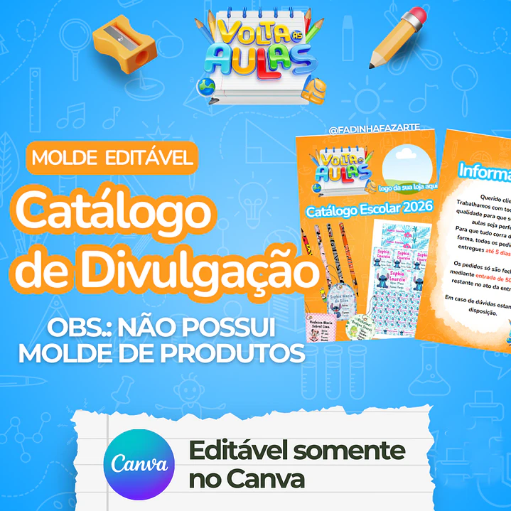 Posts Divulgação Volta as Aulas 2026 redes sociais - Baixar Grátis 1