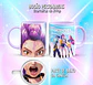 10 Artes para Caneca Bocão Guerreiras do K-Pop Arquivo em Png  - thumbnail 8