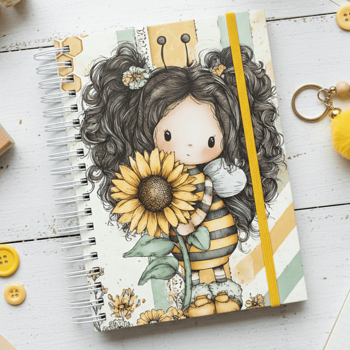 Arquivo Encadernação Abelha fofa em Pdf 2